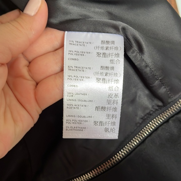 Judith & Charles Leather Trimmed Jacket - Picture 6 of 6